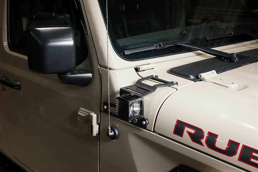 Кронштейны крепления светодиодных фар для Jeep Wrangler JL Gladiator JT 2018-2024