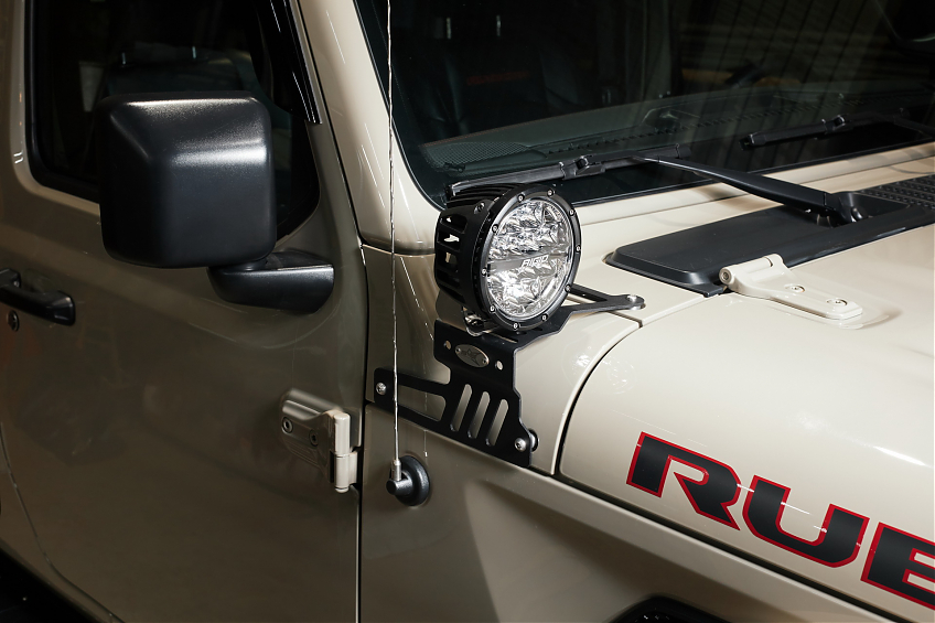 Кронштейны крепления светодиодных фар для Jeep Wrangler JL Gladiator JT 2018-2024