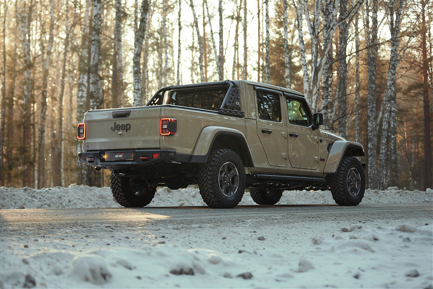 Бампер силовой задний BMS PRO-Line для Jeep Gladiator JT 2019-2024