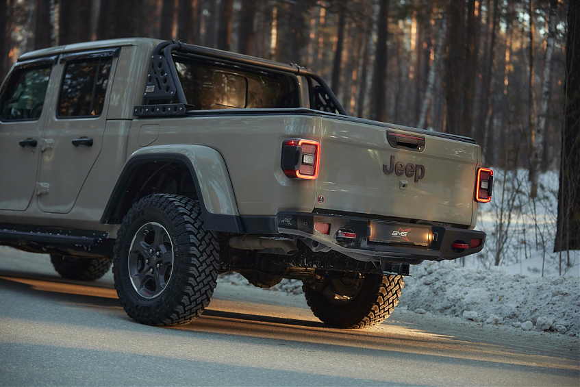 Бампер силовой задний BMS PRO-Line для Jeep Gladiator JT 2019-2024