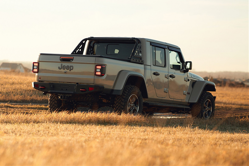 Бампер силовой задний BMS PRO-Line для Jeep Gladiator JT 2019-2024