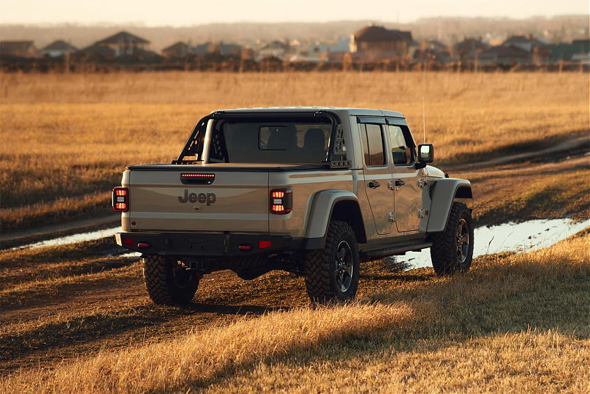 Бампер силовой задний BMS PRO-Line для Jeep Gladiator JT 2019-2024