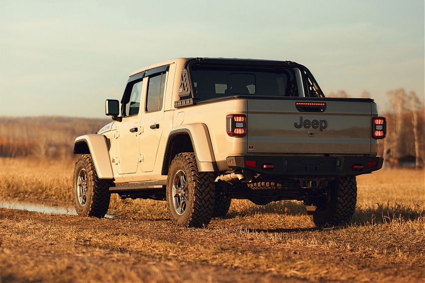 Бампер силовой задний BMS PRO-Line для Jeep Gladiator JT 2019-2024