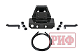 Бампер РИФ силовой задний Toyota Land Cruiser 200 2012-2015 с квадратом под фаркоп и фонарями, стандарт