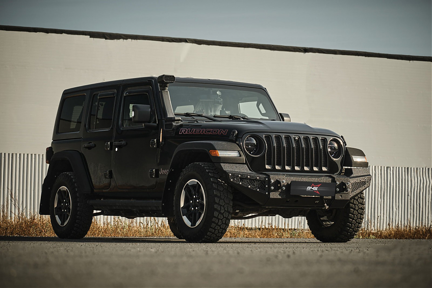 Бампер силовой передний BMS PRO-Line для Jeep Wrangler JL \ Gladiator JT 2018-2024