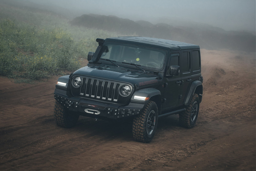 Бампер силовой передний BMS PRO-Line для Jeep Wrangler JL \ Gladiator JT 2018-2024