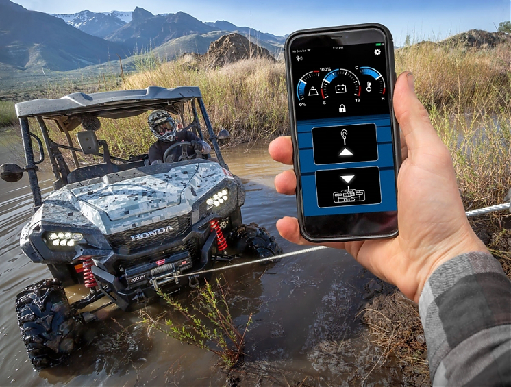 Беспроводное Bluetooth управление лебедкой UTV Warn AXON