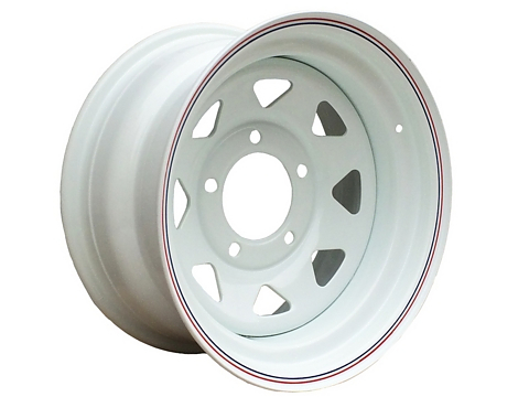 Диск УАЗ стальной белый 5x139,7 8xR16 d110 ET-19 (треуг.)