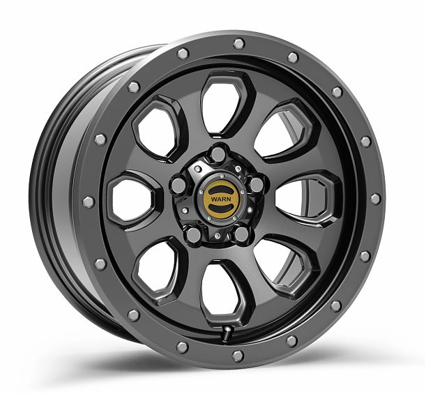 Диск колесный усиленный Warn Moonsault 17 x 8.5  5X127 ET0 Gunmetal  для Jeep Wrangler JL \ JK