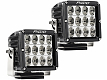 Светодиодные фары Rigid D-XL Серия PRO (12 светодиодов) - Водительский свет (пара)