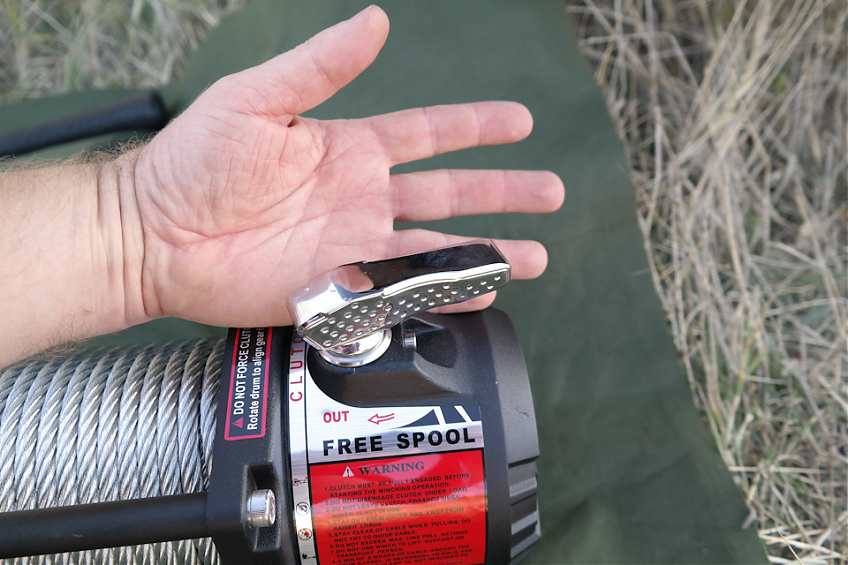 Лебедка автомобильная электрическая T-Max EW9500 MuscleLift 12В с синтетическим тросом