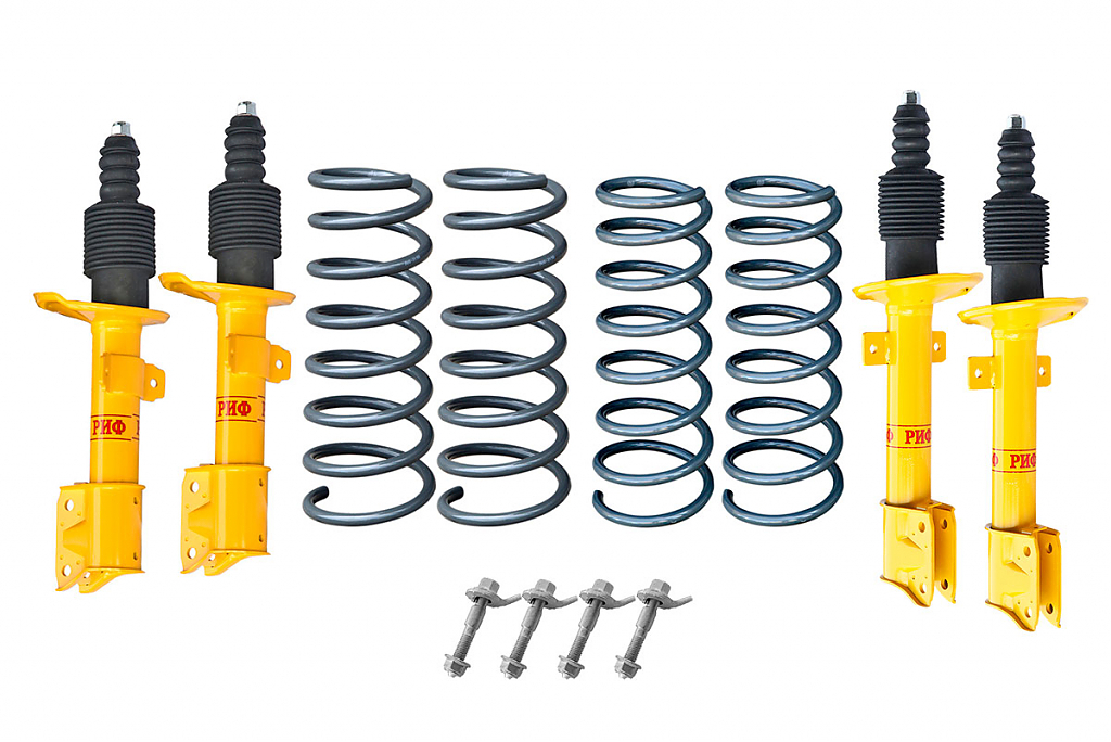 Лифт-комплект РИФ для Renault Duster, Nissan Terrano III 2004+ лифт +20 мм