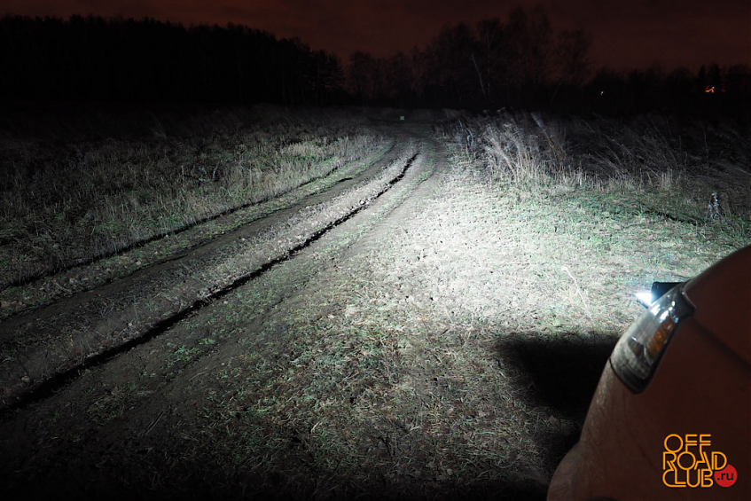 Светодиодная фара водительского света РИФ 167 мм 36W LED