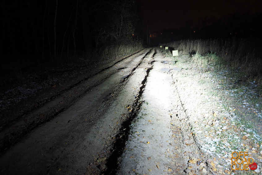 Светодиодная фара водительского света РИФ 279 мм 60W LED