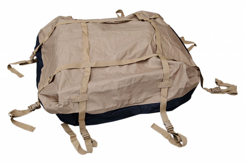 Автобокс на крышу экспедиционного багажника РИФ мягкий (92x92x46 см)