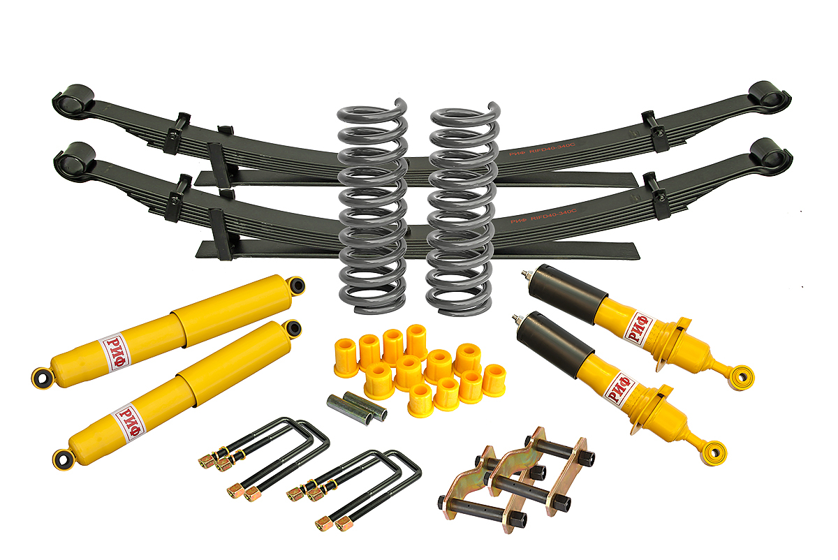 Лифт-комплект РИФ Nissan Navara D40 жесткий , лифт 40 мм