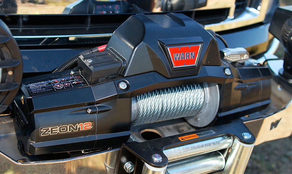 Лебедка автомобильная электрическая Warn ZEON 12 CE стальной трос