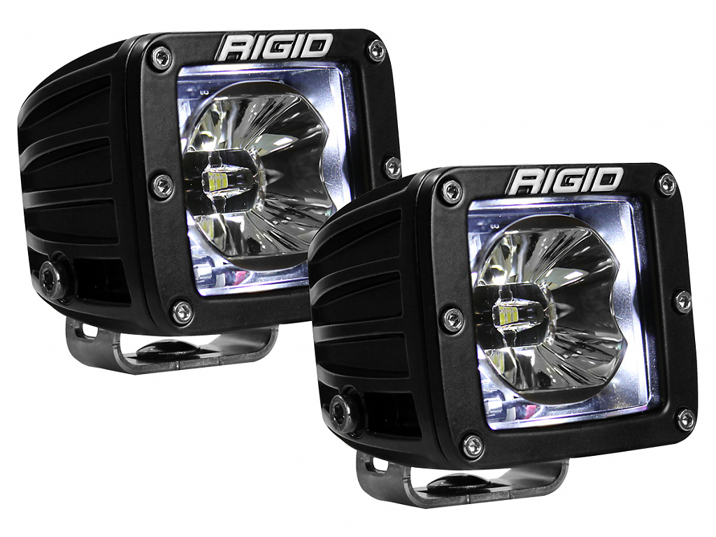 Светодиодные фары Rigid Radiance Pod (3 светодиода) - Белая подсветка (пара) Светодиодные фары Rigid Radiance Pod (3 светодиода) - Белая подсветка (пара)