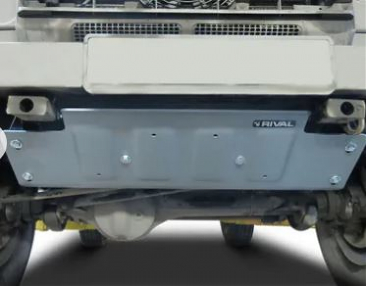 Защита алюминиевая Rival для рулевых тяг Land Rover Defender 90/110 I рестайлинг 2007-2016.