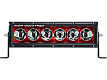 Светодиодная балка 10″ Rigid Radiance Plus cерия (6 Светодиодов) Красная подсветка