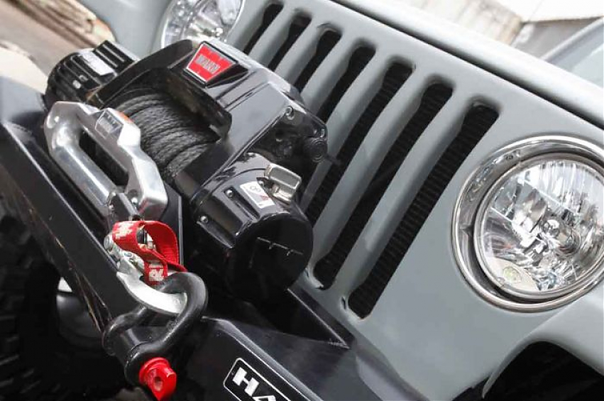 Лебедка автомобильная электрическая Warn 9.5 CTi-S CE синтетический трос