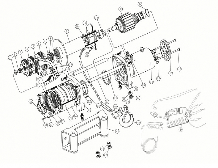 Кольцо уплотнительное вала мотора DC-300