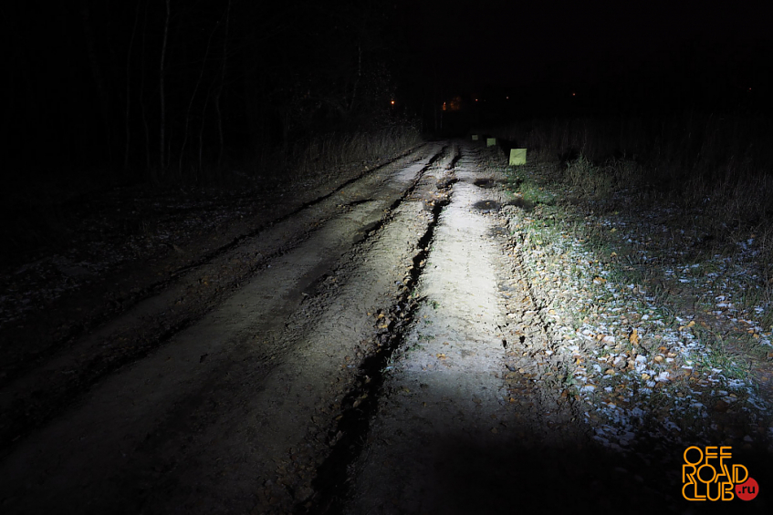 Светодиодная фара дальнего света РИФ 127 мм 20W LED