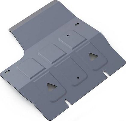 Защита алюминиевая Rival для КПП Land Rover Defender 90/110 I рестайлинг 2007-2016.