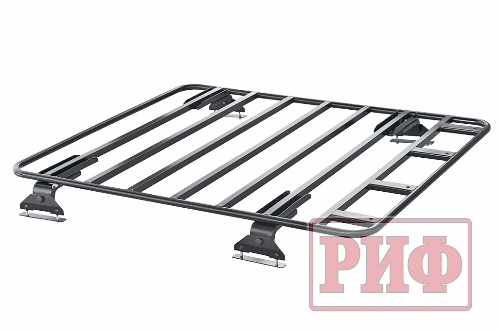 Багажник экспедиционный (платформа) РИФ 1200х1400 мм для Mitsubishi L200 2005-2015