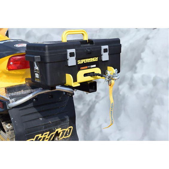 Лебедка для квадроцикла и внедорожников переносная Superwinch Winch2Go 4000 SR синтетический трос