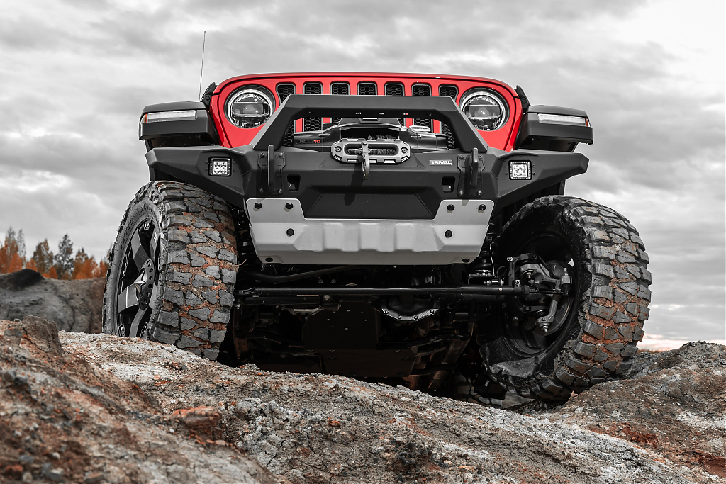 Защита топливного фильтра (алюминий) Rival Jeep Wrangler JK (2007-2018)