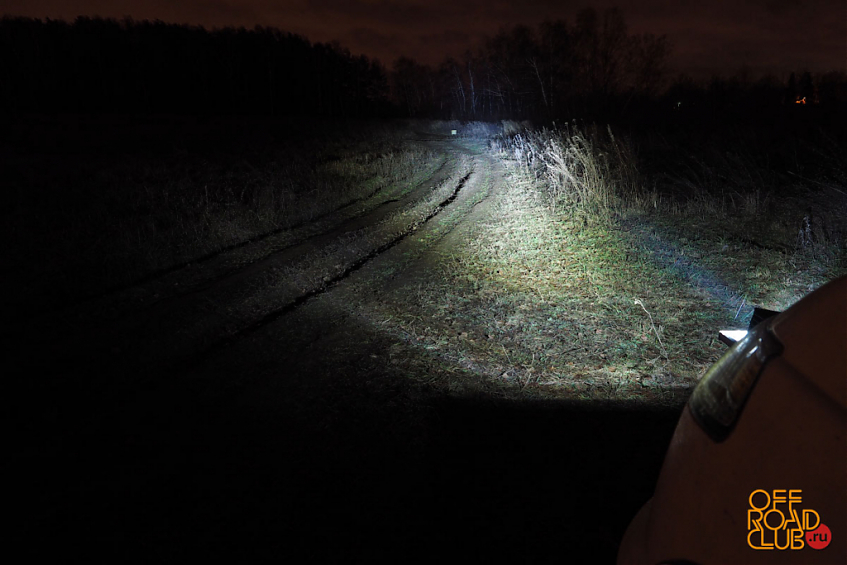 Светодиодная фара дальнего света РИФ 80 мм 20W LED