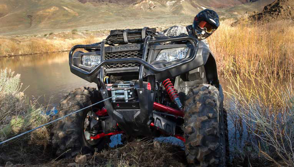 Лебедка для квадроцикла / ATV электрическая WARN VRX 35 стальной трос