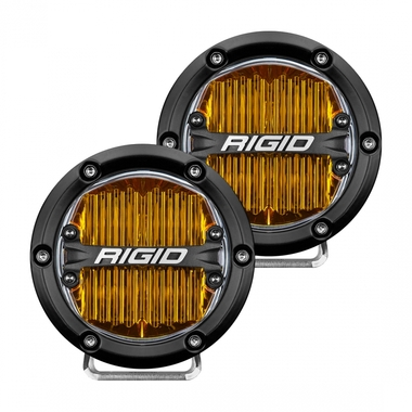 Светодиодные фары Rigid 360 Серия 4″ SAE Противотуманный свет (Пара) – Отборный желтый