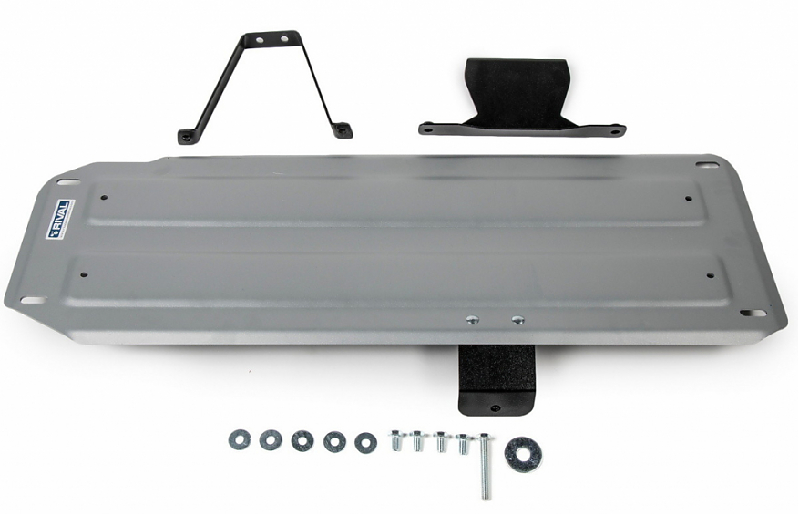 Защита алюминиевая Rival для топливного бака Mitsubishi L200 IV 2006-2015 , 2015+