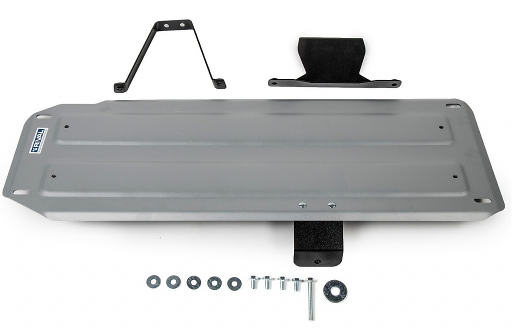 Защита алюминиевая Rival для топливного бака Mitsubishi L200 IV 2006-2015 , 2015+