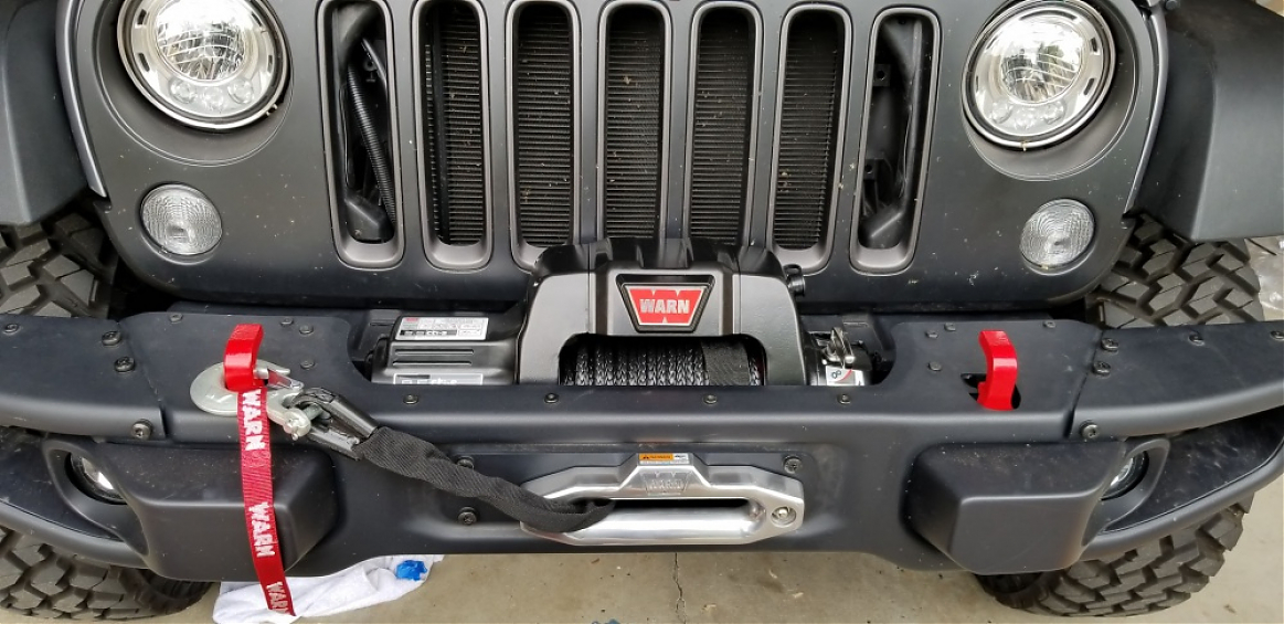 Лебедка автомобильная электрическая Warn 9.5 CTi-S CE синтетический трос