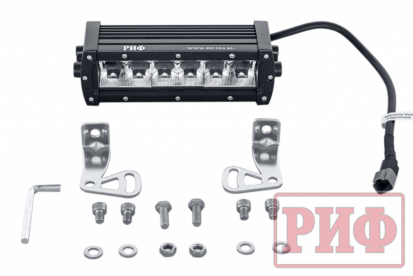 Светодиодная фара комбинированного света РИФ 206 мм 60W