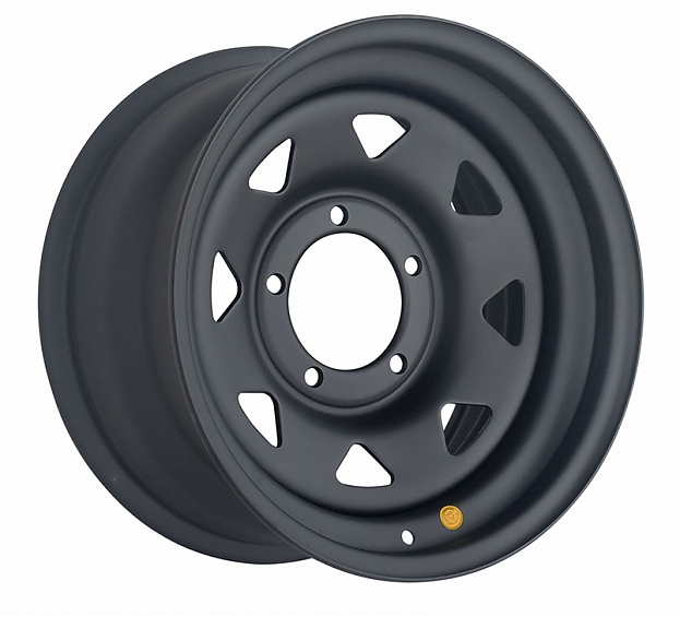 Диск УАЗ стальной черный 5x139,7 8xR17 d110 ET0 (треуг. мелкий)