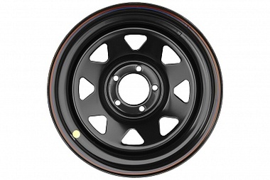 Диск колесный стальной штампованный ORW 74B, 5x139.7, 16x7, ET20, ЦО 110, черный