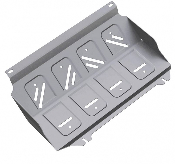 Защита алюминиевая Rival для радиатора Mitsubishi L200 IV 2006-2015. / Pajero Sport 2 2008-2015