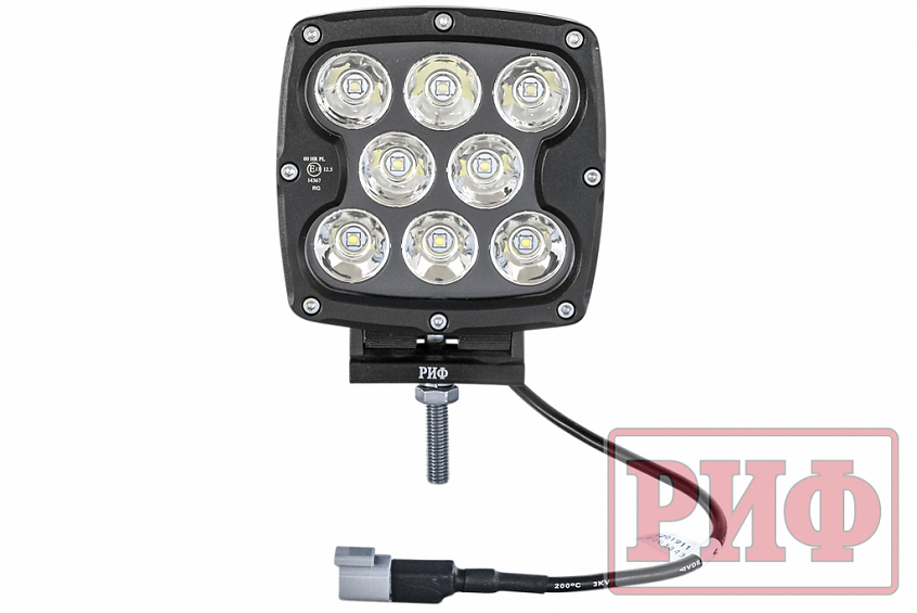 Светодиодная фара водительского света РИФ 130 мм 80W
