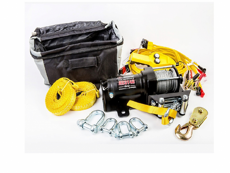 Лебедка переносная для квадроцикла Superwinch Winch2Go 4000 стальной трос