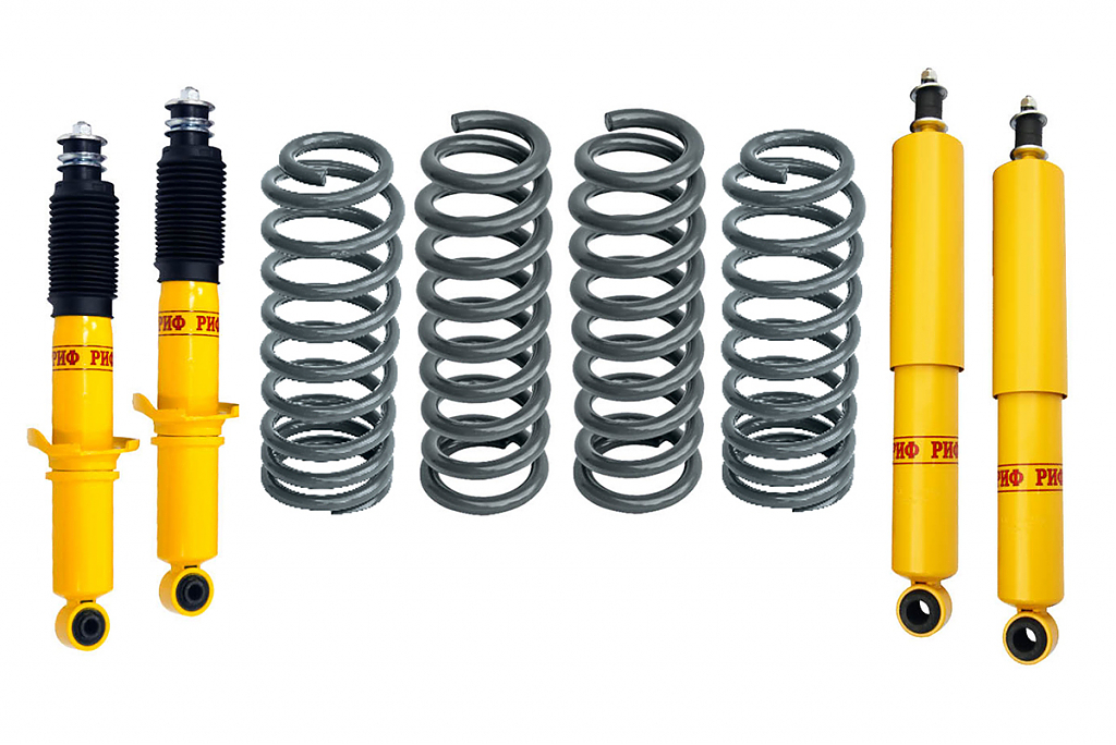 Лифт-комплект РИФ Toyota Land Cruiser Prado 90/95, 4Runner (кузов 185) 1996-2002 лифт 45 мм мягкий