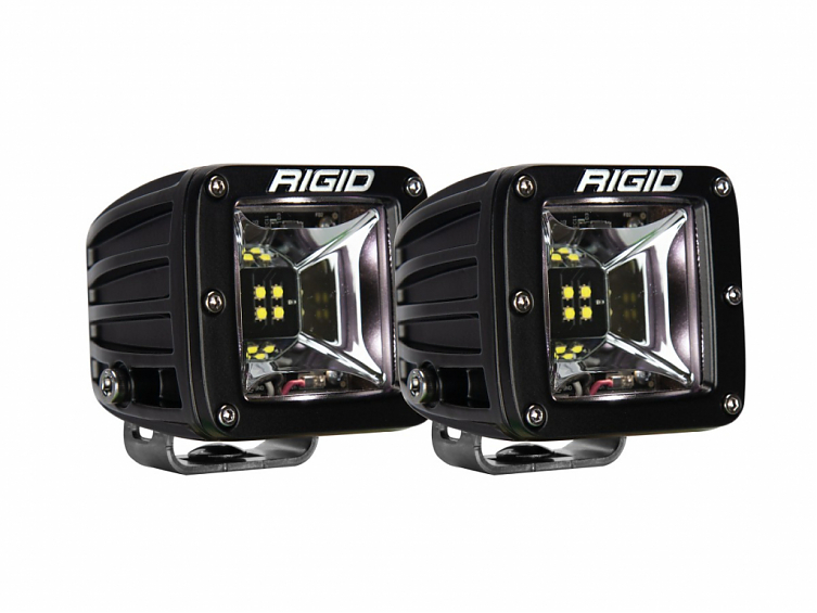 Светодиодные фары Rigid Radiance Scene (4 светодиода) - Белая подсветка (пара)