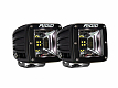 Светодиодные фары Rigid Radiance Scene (4 светодиода) - Белая подсветка (пара)