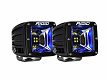 Светодиодные фары Rigid Radiance Scene (4 светодиода) - Синяя подсветка (пара)