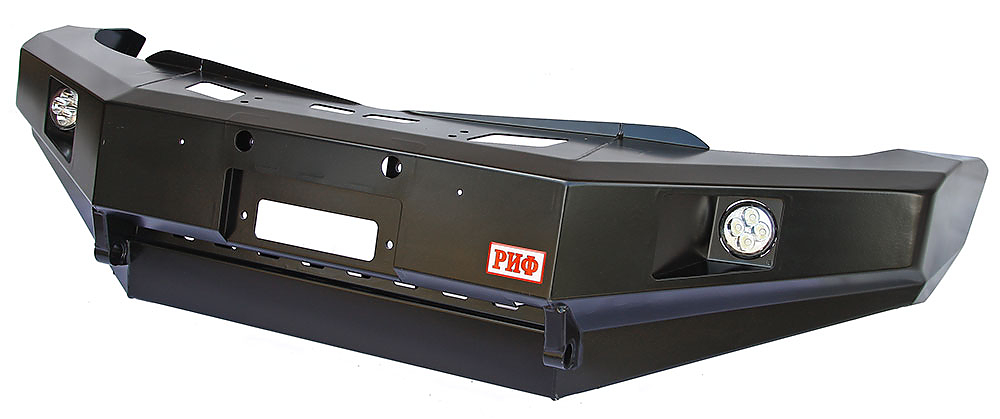 Бампер передний силовой Mitsubishi L200 2005-2015 с доп. фарами и защитой бачка омывателя Бампер передний силовой Mitsubishi L200 2005-2015 с доп. фарами и защитой бачка омывателя