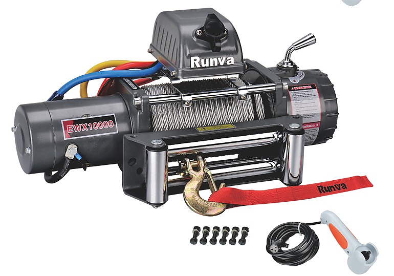 Лебедка автомобильная электрическая 12V Runva 10000 lbs 4500 кг Лебедка автомобильная электрическая 12V Runva 10000 lbs 4500 кг