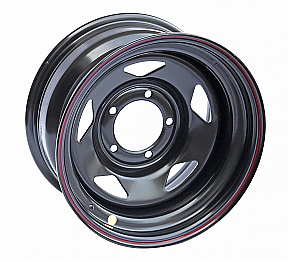 Диск УАЗ стальной черный 5x139,7 8xR16 d110 ET-19 (треуг.)